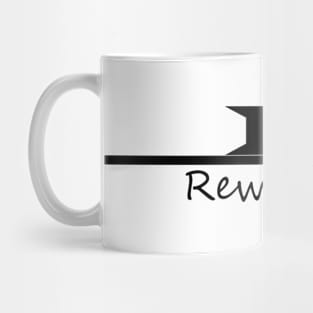 iRewindzy logo & Text black Mug